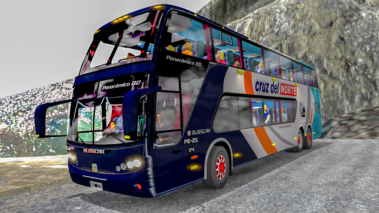 Busscar Scania Panoramico DD 6x2 Bus Mod - ETS2 1.37, 1.38